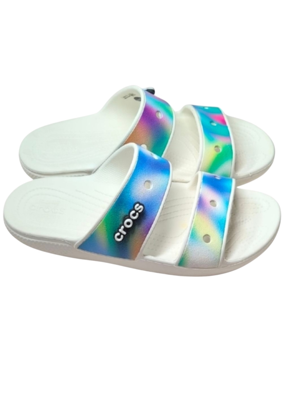 CROCS Classic Sandals Solar Rainbow Size 11